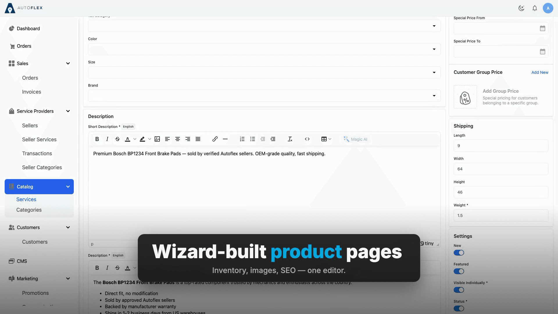 Auto Flex — Multi-Vendor E-Commerce Marketplace