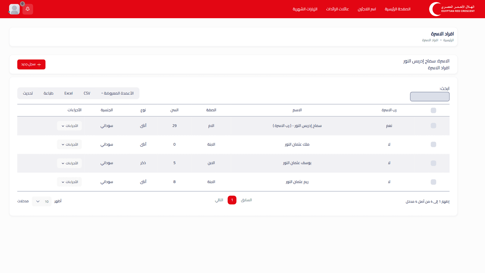Egyptian Red Crescent — Community Health Outreach System