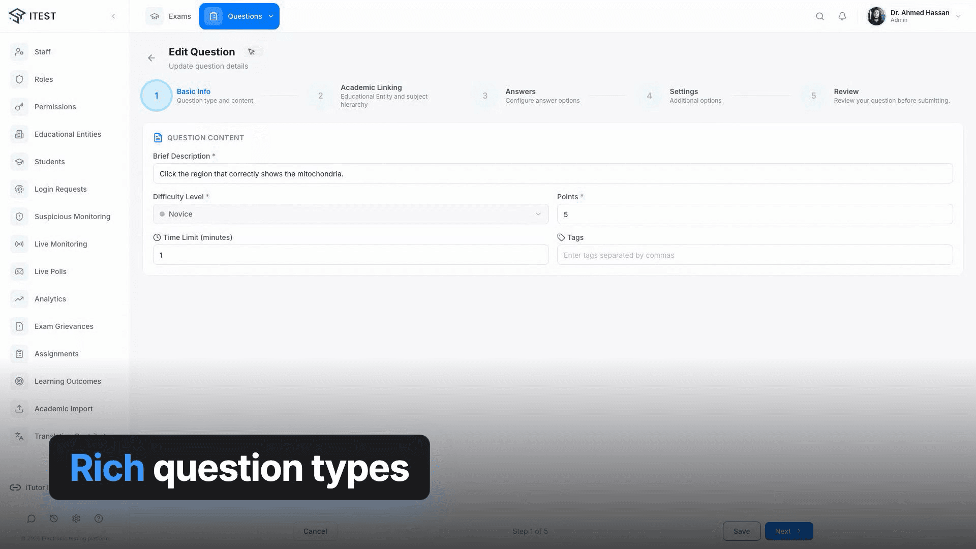 Itest — Multi-Tenant Examination SaaS Platform