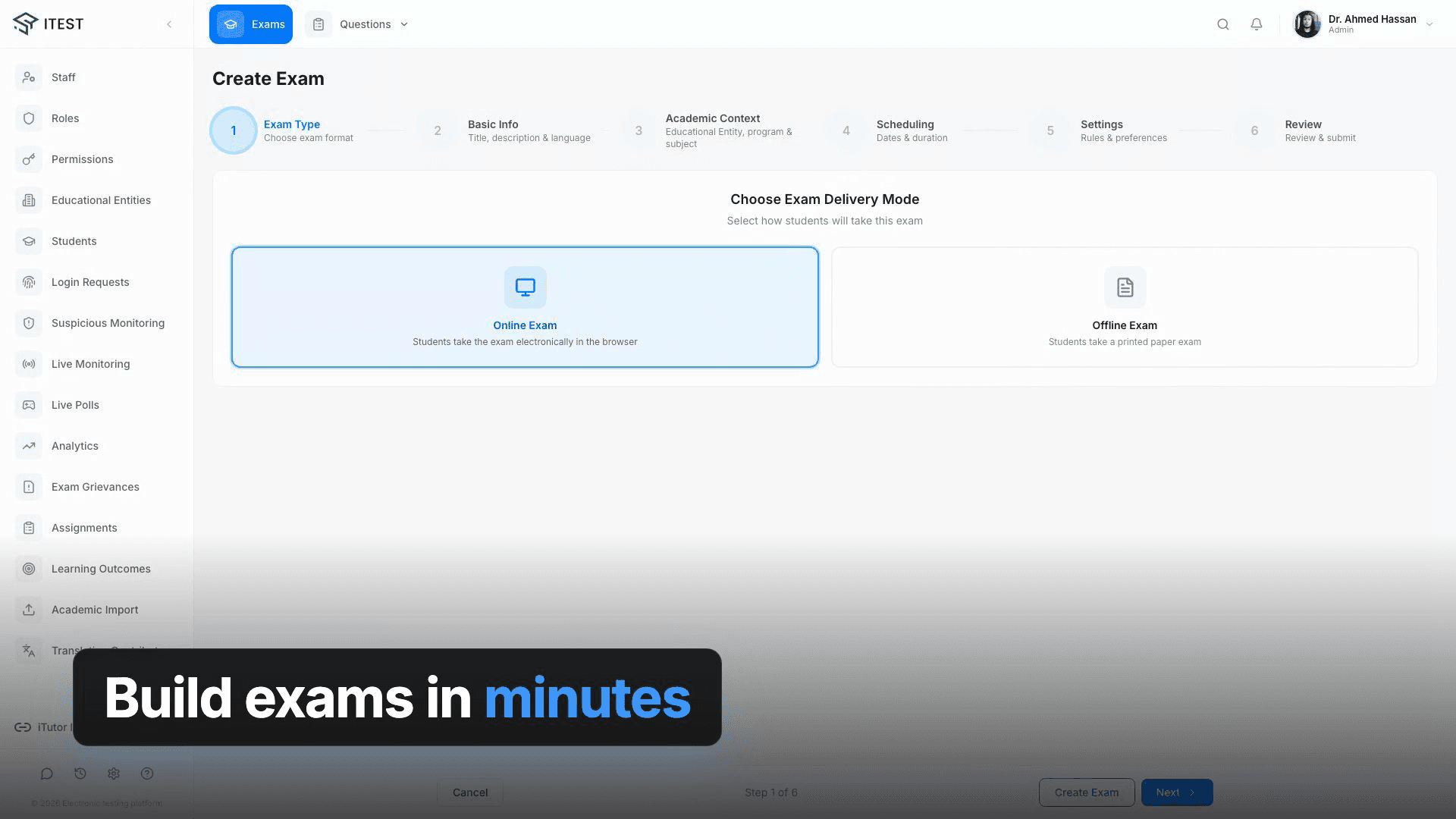 Itest — Multi-Tenant Examination SaaS Platform