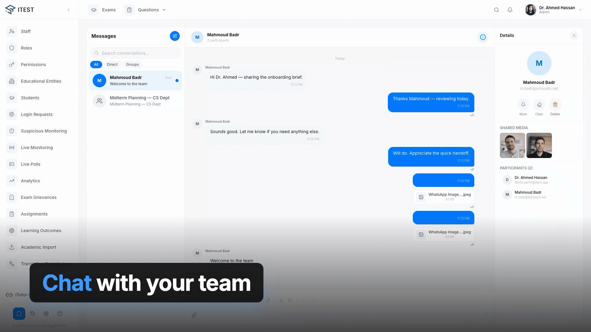 Itest — Multi-Tenant Examination SaaS Platform