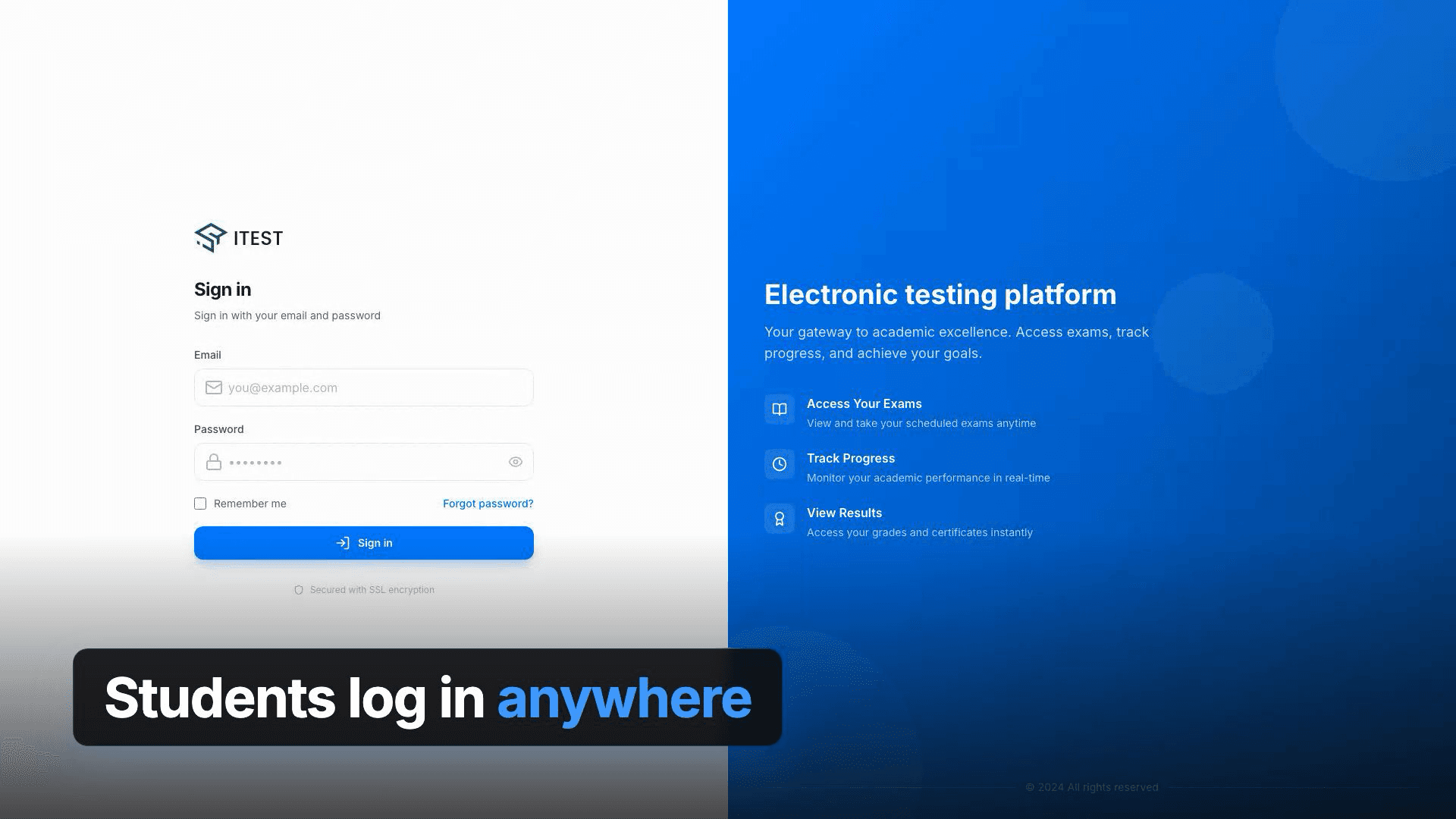 Itest — Multi-Tenant Examination SaaS Platform