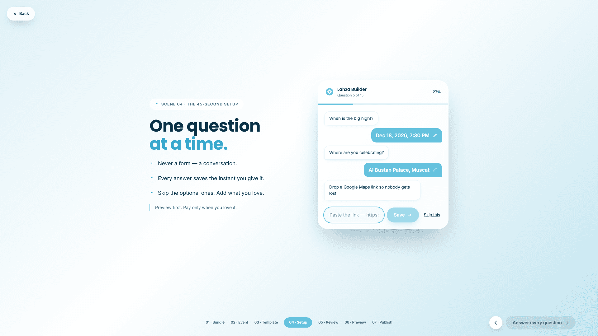 Lahza — Event Website & Digital Invitation Platform
