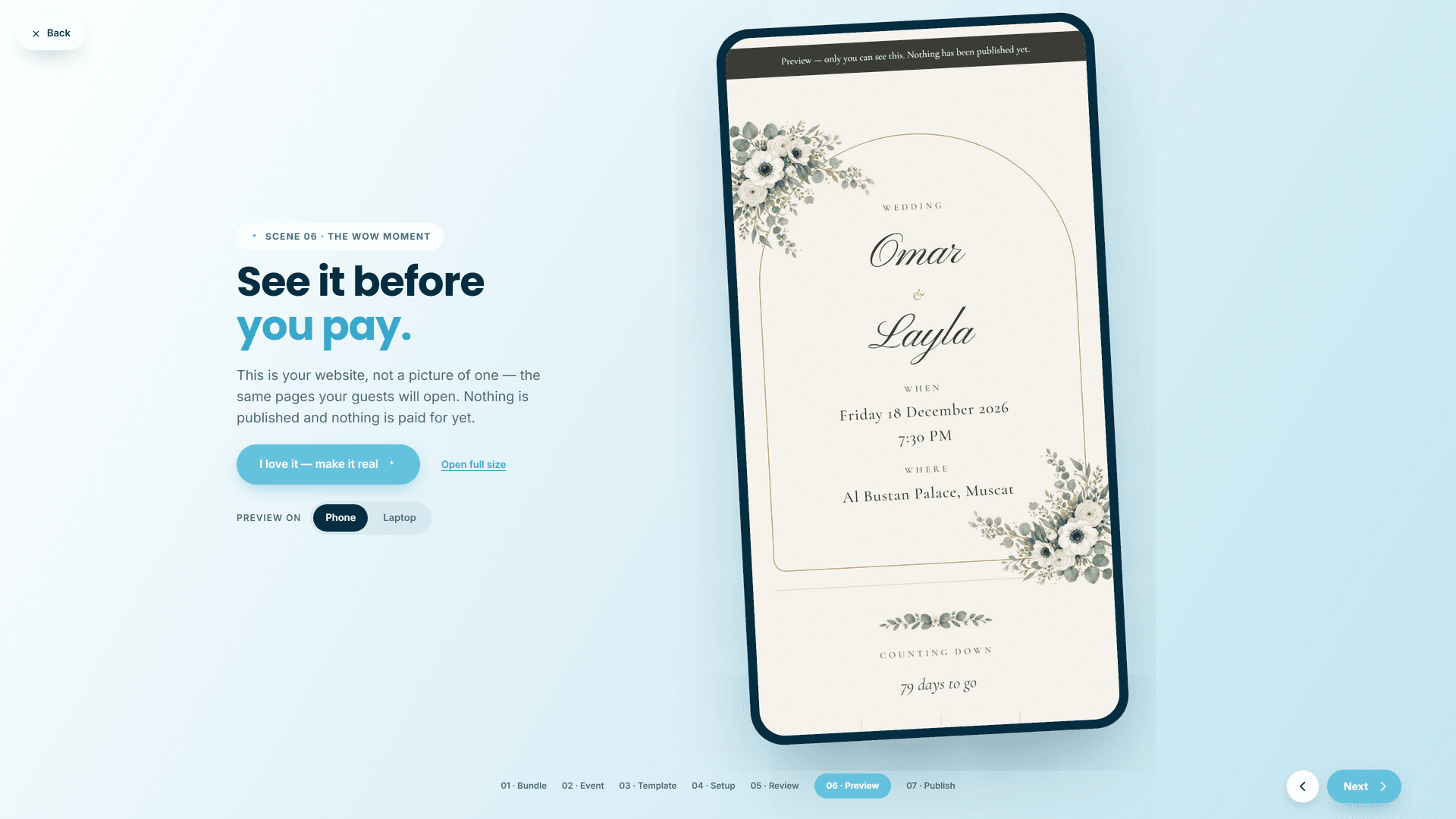 Lahza — Event Website & Digital Invitation Platform