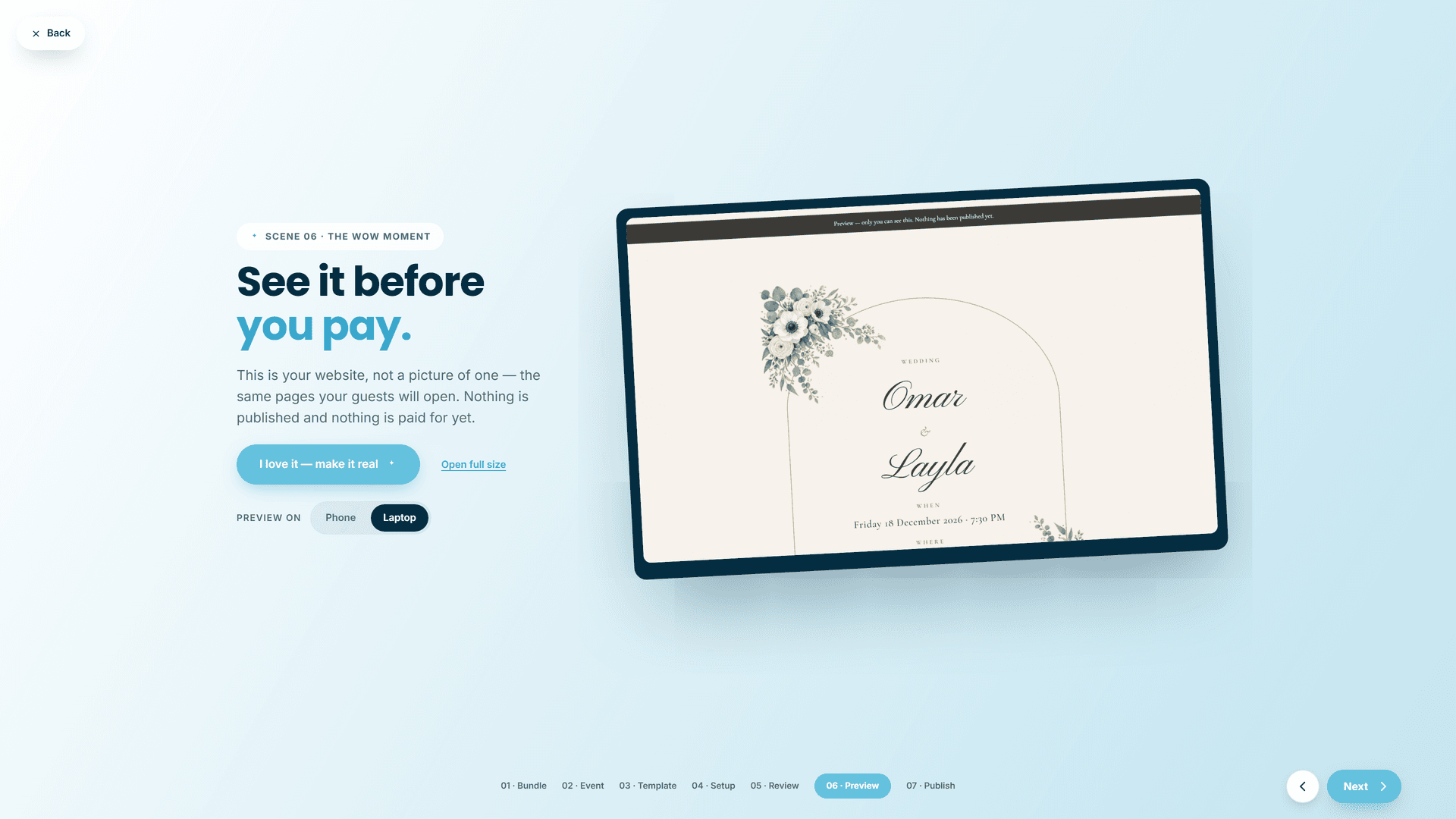 Lahza — Event Website & Digital Invitation Platform