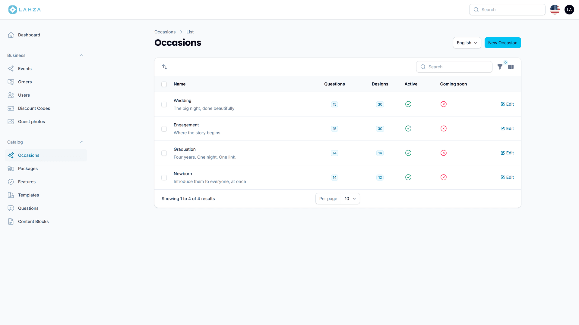 Lahza — Event Website & Digital Invitation Platform