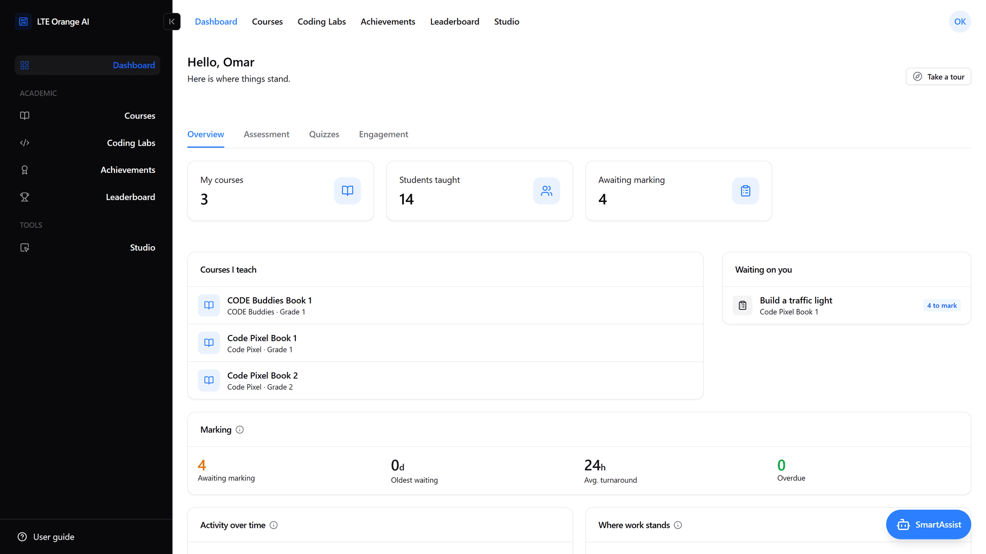 LTE Orange AI — Coding, Circuits & AI Learning Platform