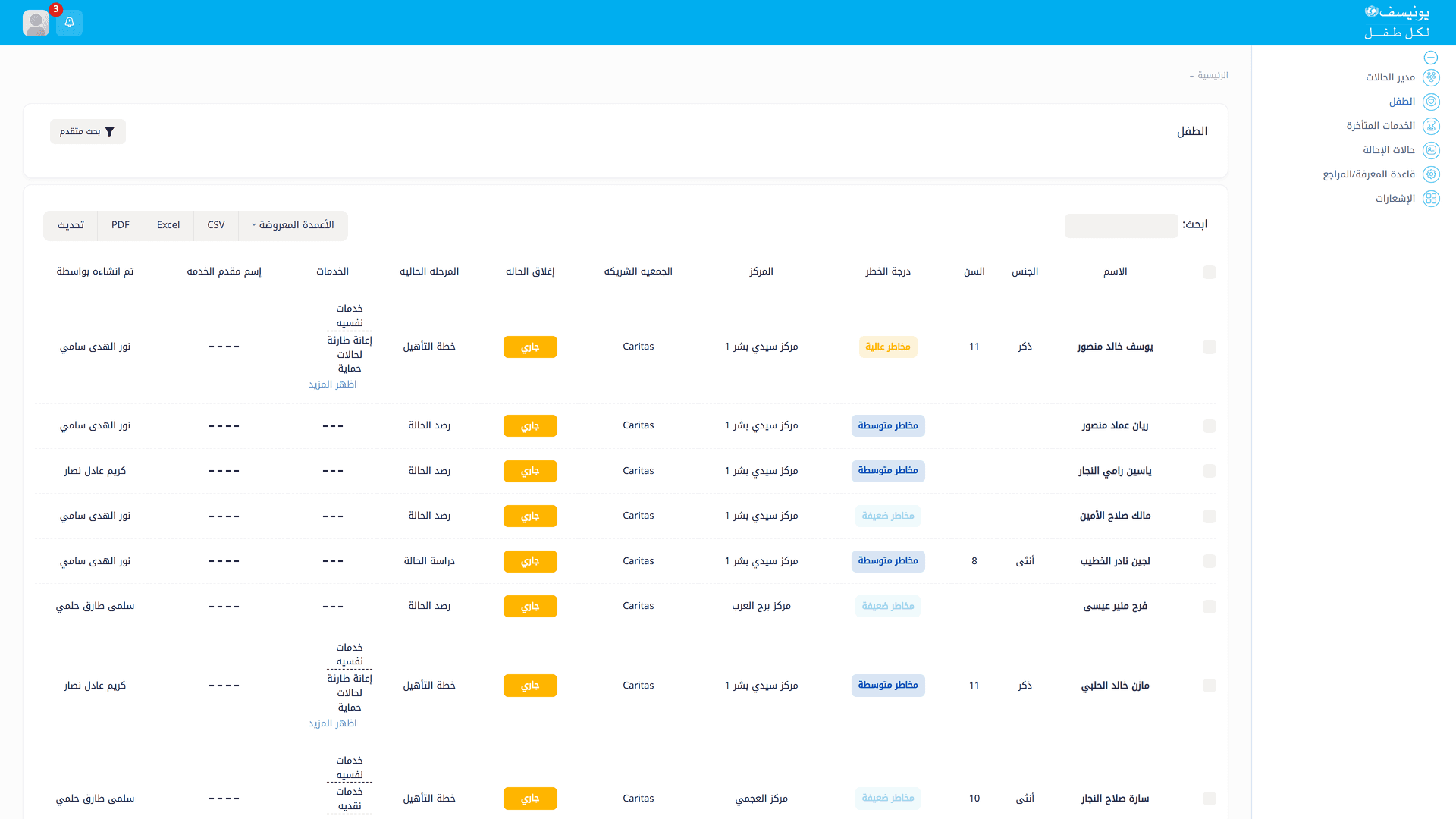 UNICEF Child Protection — Case Management System